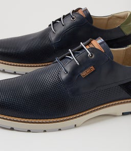 OLVERA 22 PN BLUE LEATHER