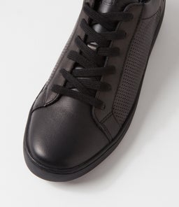 CORFU RC BLACK LEATHER