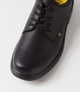 LARRIKIN JNR RC BLACK LEATHER