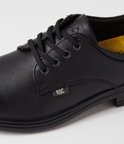 LARRIKIN JNR RC BLACK LEATHER