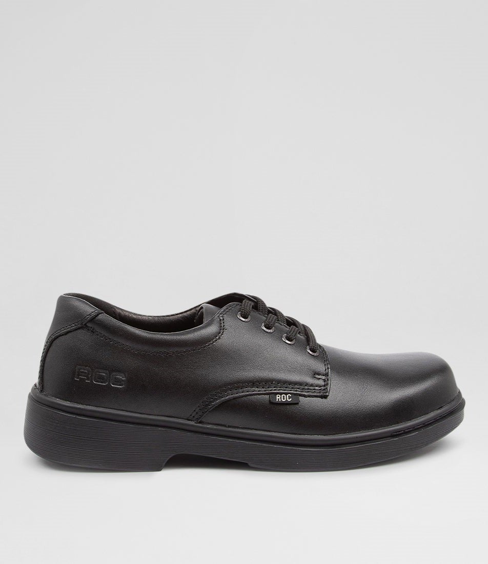 Strobe Senior Black Leather Lace Up School Shoes Strobe Senior Black Leather Lace Up School Shoes