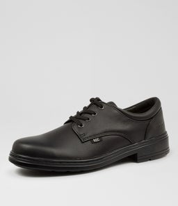 LARRIKIN SNR BLACK LEATHER