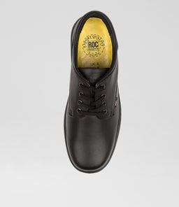 LARRIKIN SNR BLACK LEATHER