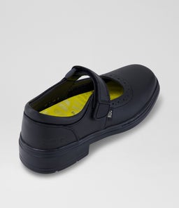 LAUREN JUNIOR RC BLACK LEATHER