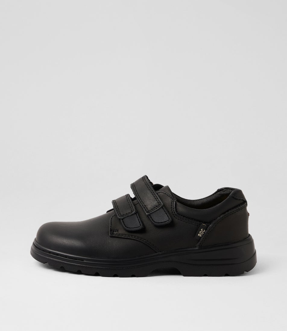 Kilo 2 Junior Black Leather School Shoes
