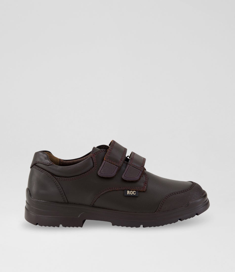 Rapp Junior Brown Leather School Shoes