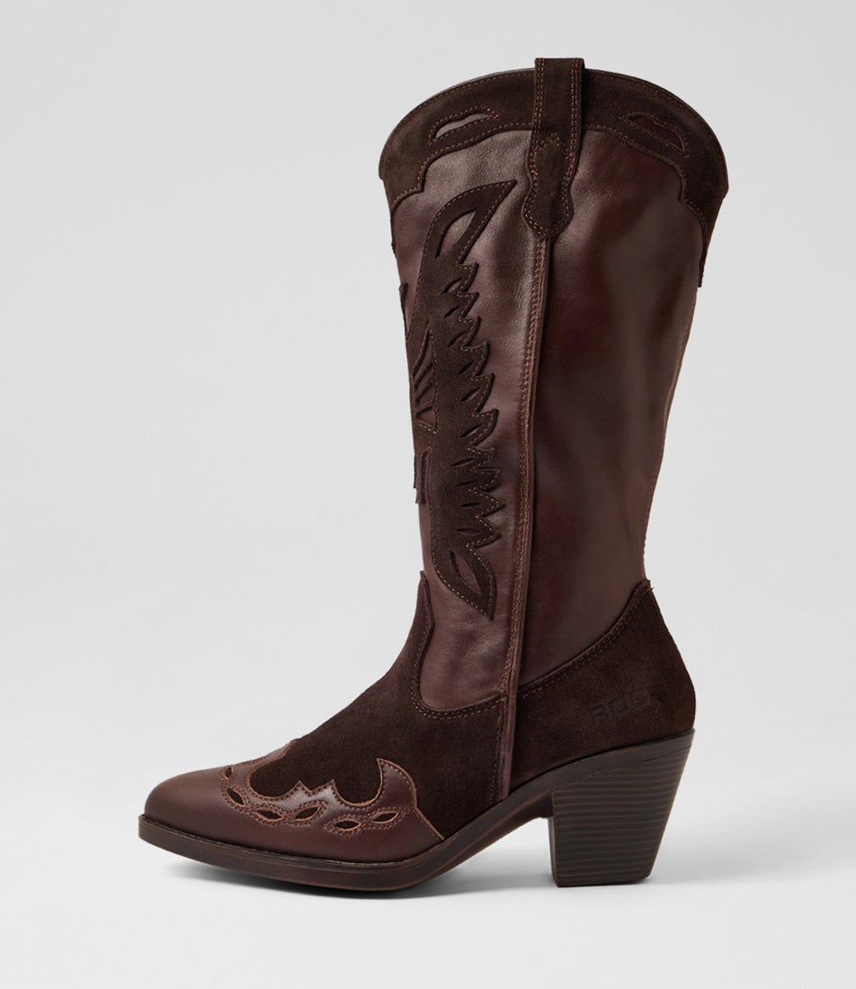 Granada Choc Suede Calf Boots Granada Choc Suede Calf Boots