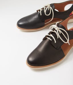 SLINGBACK BLACK LEATHER