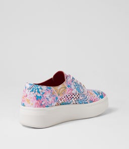 DERBY CITY PUNCH PASTEL FLORAL LEATHER