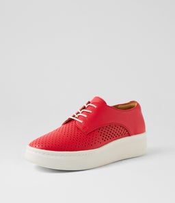 DERBY CITY PUNCH FIESTA RED LEATHER