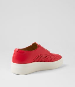 DERBY CITY PUNCH FIESTA RED LEATHER