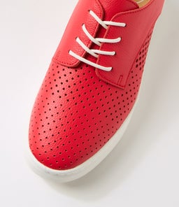 DERBY CITY PUNCH FIESTA RED LEATHER