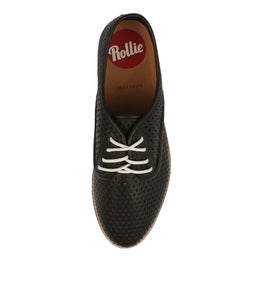 DERBY PUNCH BLACK LEATHER