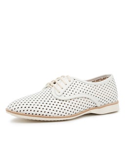 DERBY PUNCH WHITE LEATHER