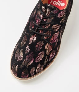 DERBY PRINT X GOLD BLUSH LEOPARD NUBUCK