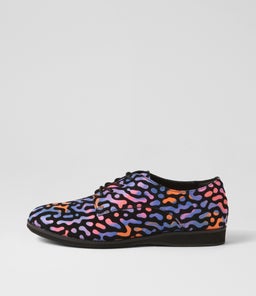 DERBY PRINT X RAINBOW TERRAIN BLACK NUBUCK