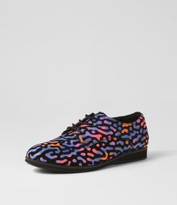 DERBY PRINT X RAINBOW TERRAIN BLACK NUBUCK