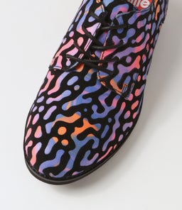 DERBY PRINT X RAINBOW TERRAIN BLACK NUBUCK