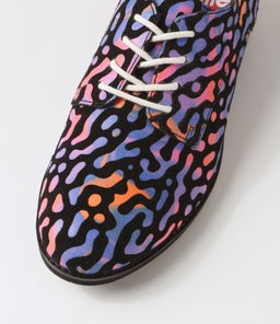 DERBY PRINT X RAINBOW TERRAIN BLACK NUBUCK