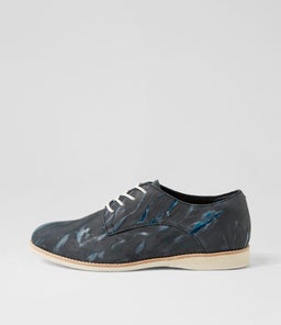 DERBY PRINT X BLUE STEEL SPLAT LEATHER
