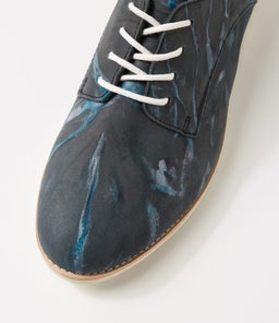 DERBY PRINT X BLUE STEEL SPLAT LEATHER