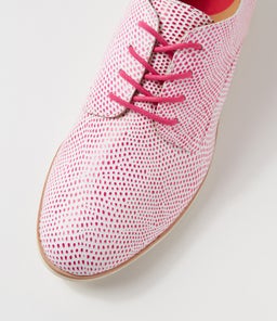 DERBY PRINT X ORCHID WHITE SNAKE LEATHER