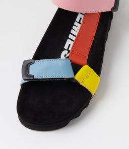 SANDAL TOOTH WEDGE RL CITRUS SPLASH LEATHER