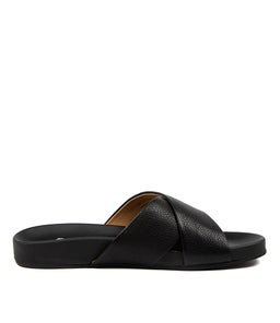 TIDE CROSS SLIDE RL BLACK LEATHER