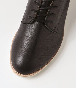 DERBY SUPERSOFT RL BLACK TUMBLE LEATHER
