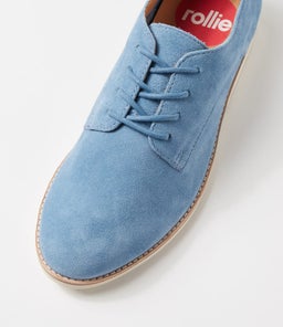 DERBY SUPERSOFT RL DENIM BLUE SUEDE