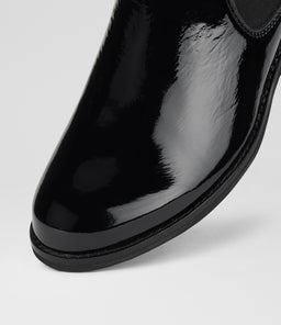 CHELSEA BOOT RL BLACK PATENT LEATHER