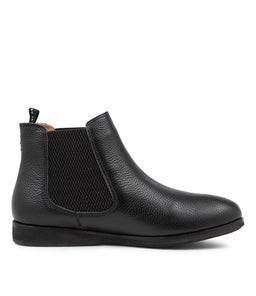 CHELSEA BOOT RL BLACK TUMBLE LEATHER