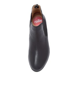 CHELSEA BOOT RL BLACK TUMBLE LEATHER