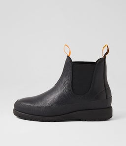FIELDS CHELSEA X RL ALL BLACK LEATHER