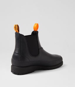 FIELDS CHELSEA X RL ALL BLACK LEATHER