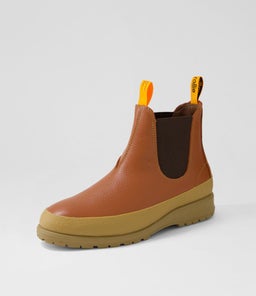 FIELDS CHELSEA X RL COGNAC LATTE LEATHER