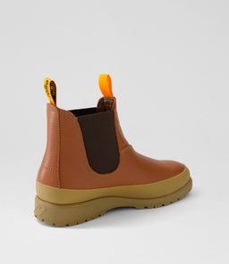 FIELDS CHELSEA X RL COGNAC LATTE LEATHER