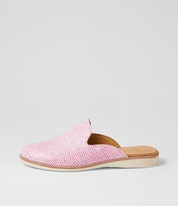 DERBY MULE X RL ORCHID WHITE SNAKE LEATHER