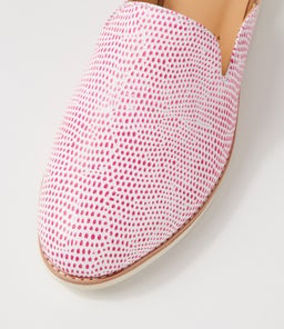 DERBY MULE X RL ORCHID WHITE SNAKE LEATHER
