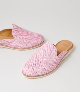 DERBY MULE X RL ORCHID WHITE SNAKE LEATHER