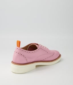 DERBY BROGUE RISE RL PINK POP LEATHER