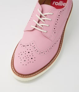 DERBY BROGUE RISE RL PINK POP LEATHER