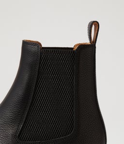 CHELSEA CITY RL ALL BLACK TUMBLE LEATHER