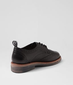BROGUE RISE RL VINTAGE BLACK LEATHER
