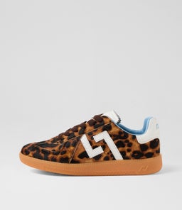 PACE RL DK CAMEL LEOPARD WHITE PONY LEATHER