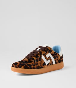 PACE RL DK CAMEL LEOPARD WHITE PONY LEATHER