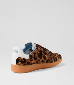 PACE RL DK CAMEL LEOPARD WHITE PONY LEATHER