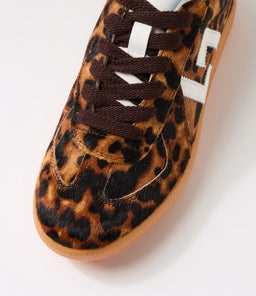 PACE RL DK CAMEL LEOPARD WHITE PONY LEATHER