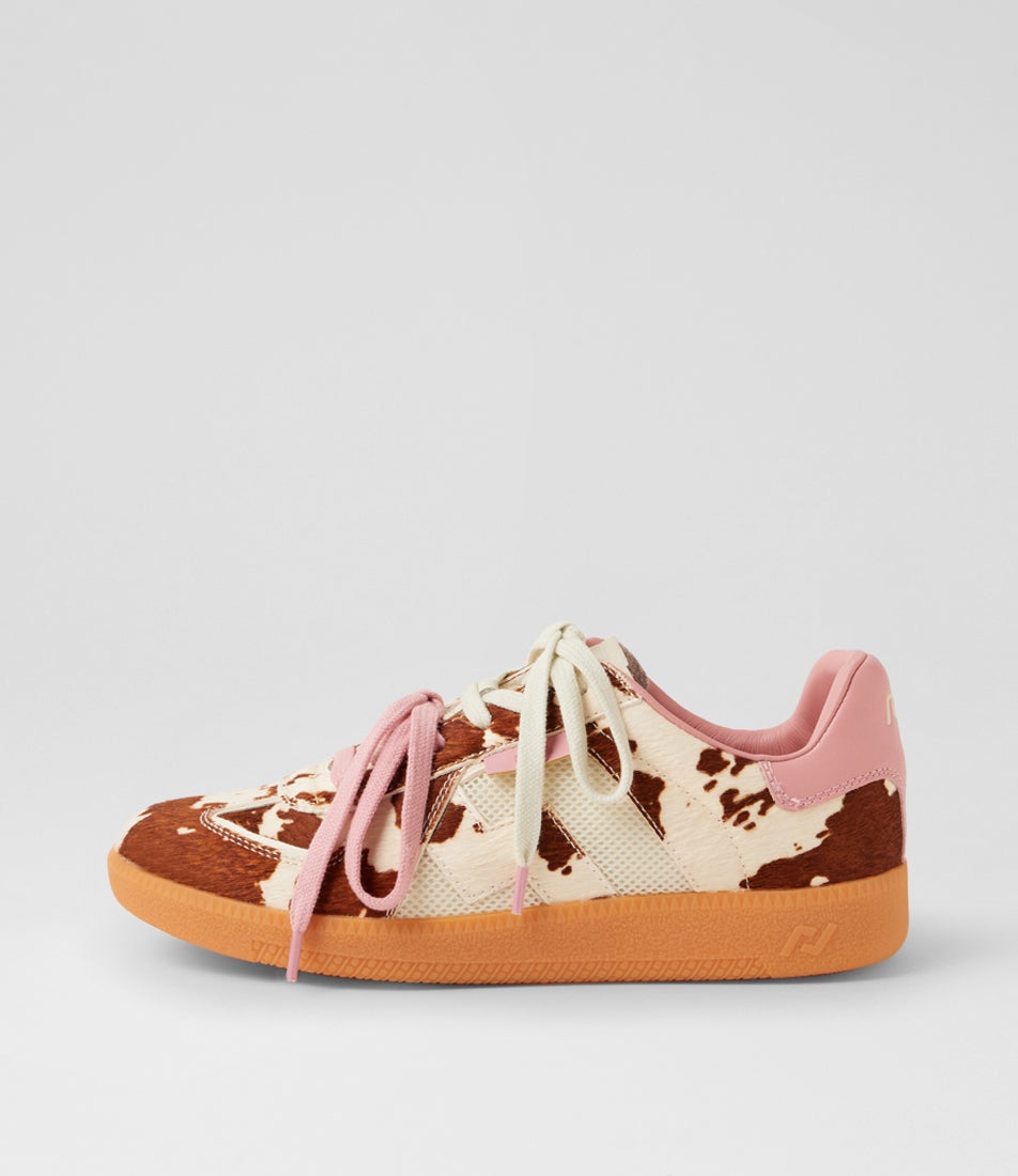Pace Strawberry Milk Leather Sneakers