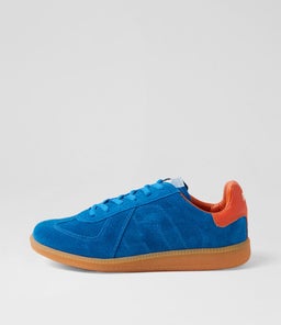 PACE RL COBALT ORANGE LEATHER SUEDE